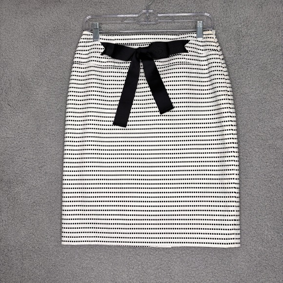 Cass Dresses & Skirts - Cass Skirt Women 2 Black White Striped Career Work Professional Business Preppy